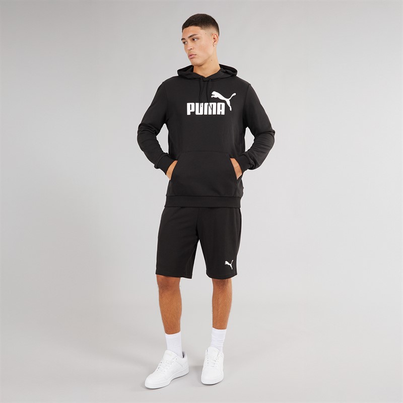 Puma Mens Essentials Big Logo Hoodie Puma Black