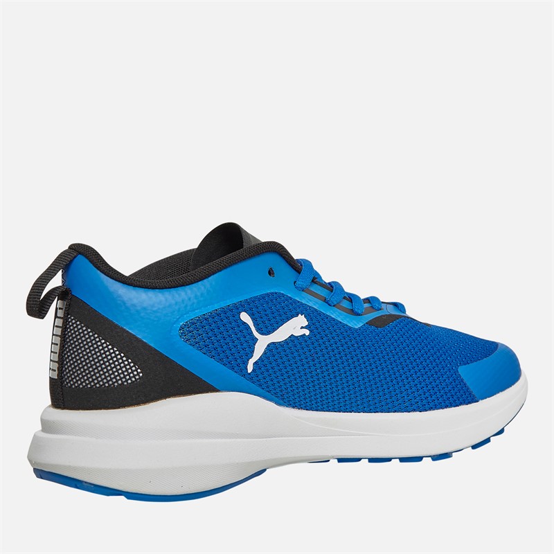 Puma Junior Boys Kruz Nitro Trainers White/Blue