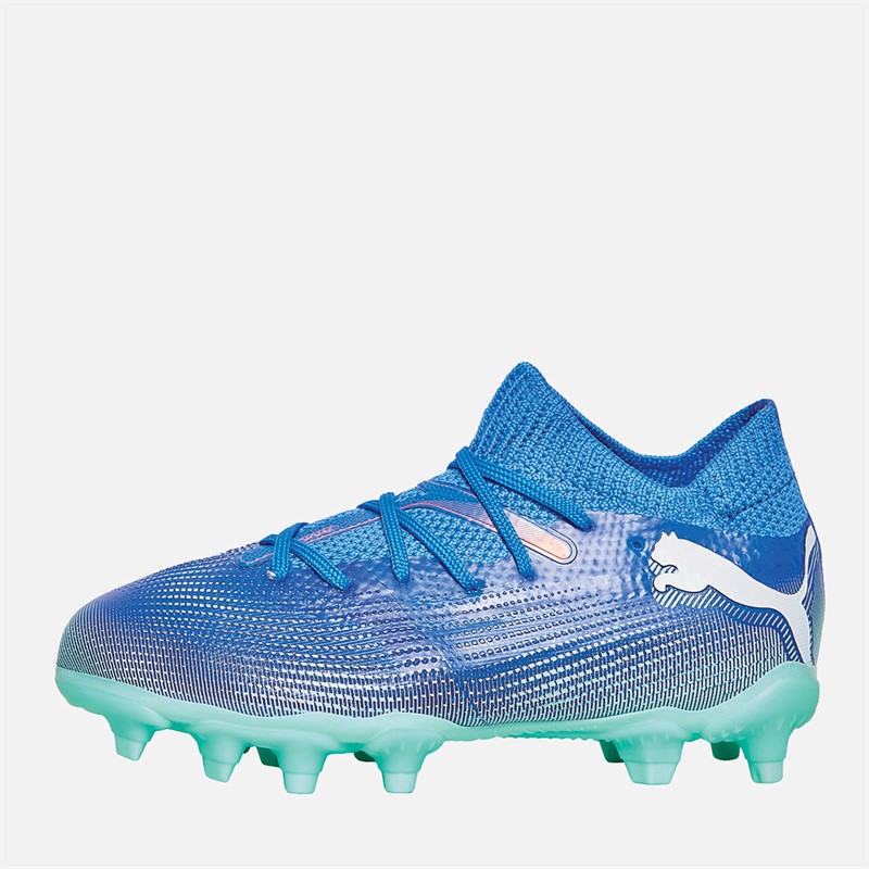 Puma Boys Future 7 Match FG/AG Firm/Artificial Ground Football Boots Bluemazing - Size 10K