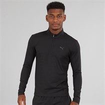 Puma Mens Training Slim Fit 1/4 Zip Puma Black