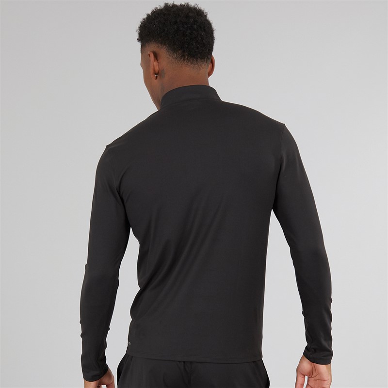 Puma Mens Training Slim Fit 1/4 Zip Puma Black