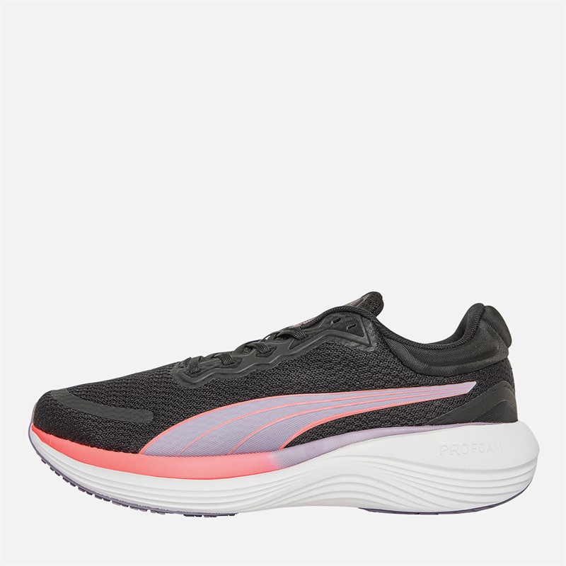 Puma Mens Scend Pro Profoam Neutral Running Shoes Black/Sunset - Size 9