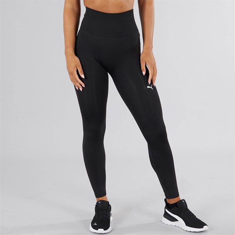 Puma Womens Shapeluxe Seamless Training High Waist Tights Puma Black