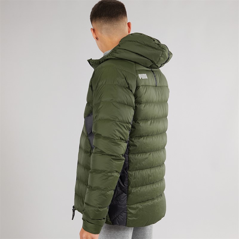 Puma Mens PackLITE Hooded Down Jacket Myrtle
