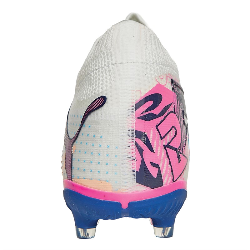 Puma Mens Future 7 Match Vol. Up FG/AG Firm/Artificial Ground Football Boots Puma White