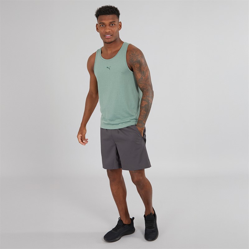 Puma Mens Train All Day Woven Shorts Galactic Gray