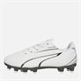 Puma Kids Vitoria FG/AG Firm/Artificial Ground Football Boots Puma White