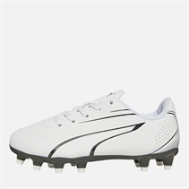 Puma Kids Vitoria FG/AG Firm/Artificial Ground Football Boots Puma White