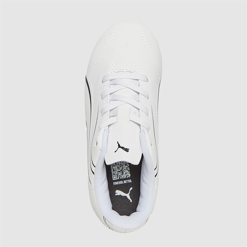 Puma Kids Vitoria FG/AG Firm/Artificial Ground Football Boots Puma White
