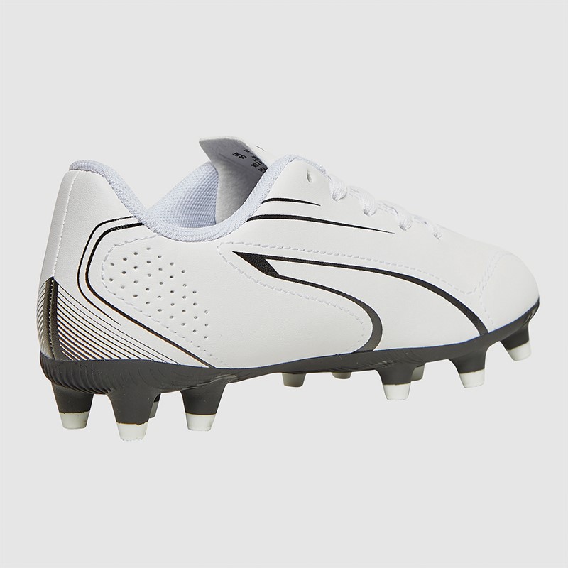 Puma Kids Vitoria FG/AG Firm/Artificial Ground Football Boots Puma White