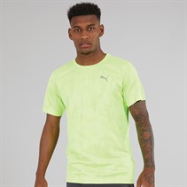 Puma Mens Train All Day Camo Speed Brights T-Shirt Fizzy Apple