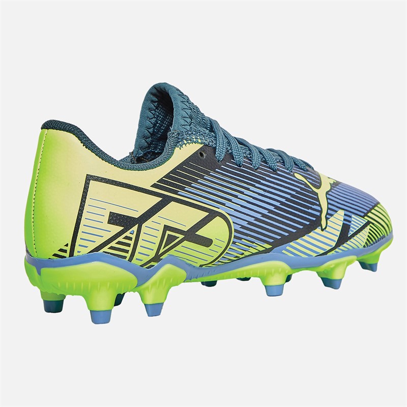 Puma Junior Future 7 Play FG/AG Firm/Artificial Ground Football Boots Gray Skies