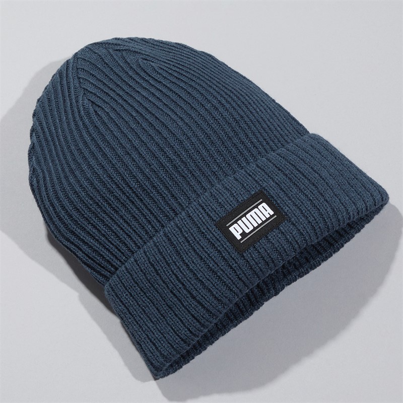 Puma Ribbed Classic Cuff Beanie Dark Night