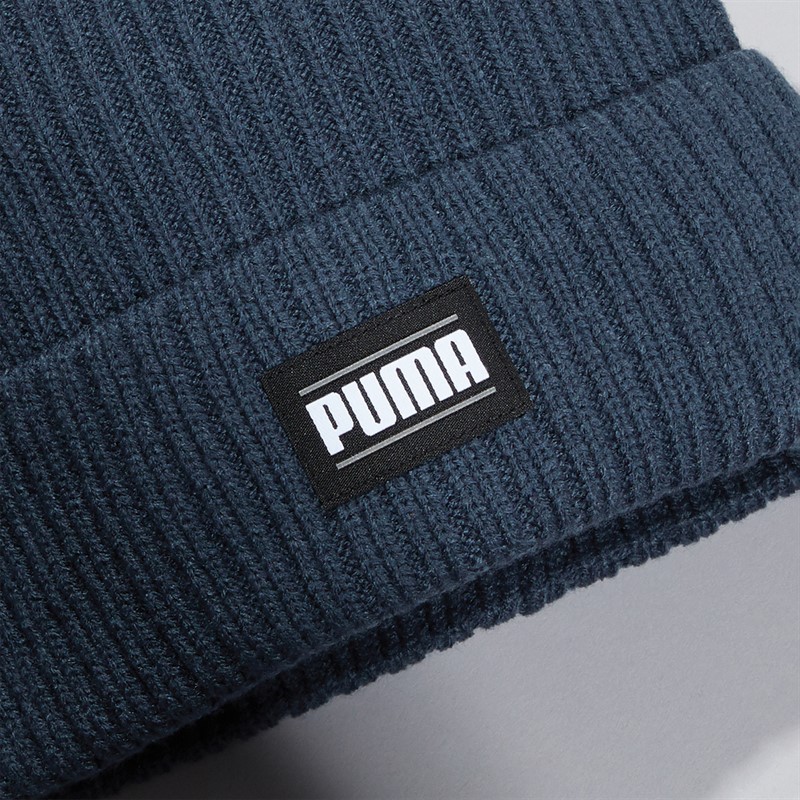 Puma Ribbed Classic Cuff Beanie Dark Night