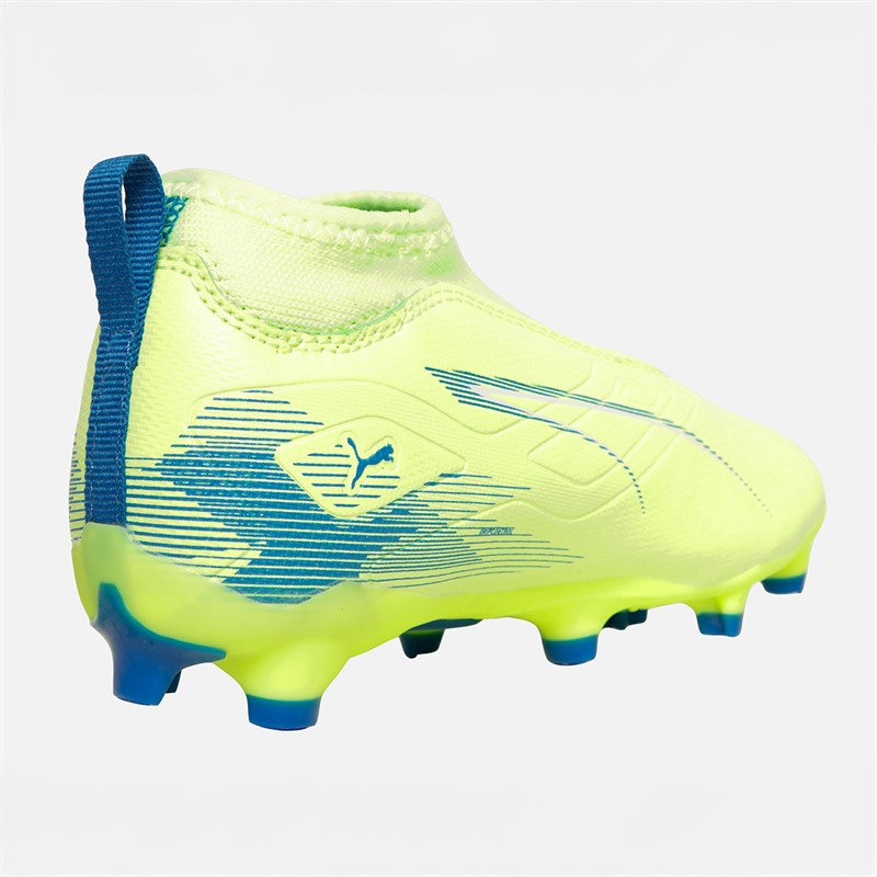 Puma Junior Ultra 5 Match+ LL FG/AG Firm/Artificial Ground Football Boots Fizzy Apple