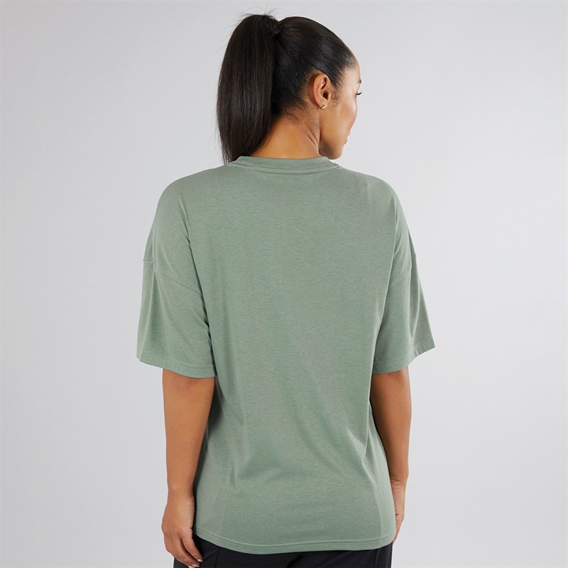 Puma Womens Training Oversized T-Shirt Eucalyptus