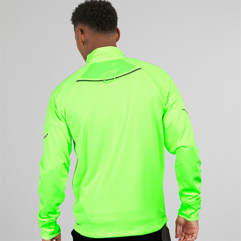 Puma Mens Run Gridfleece Woven Running Jacket Fizzy Apple