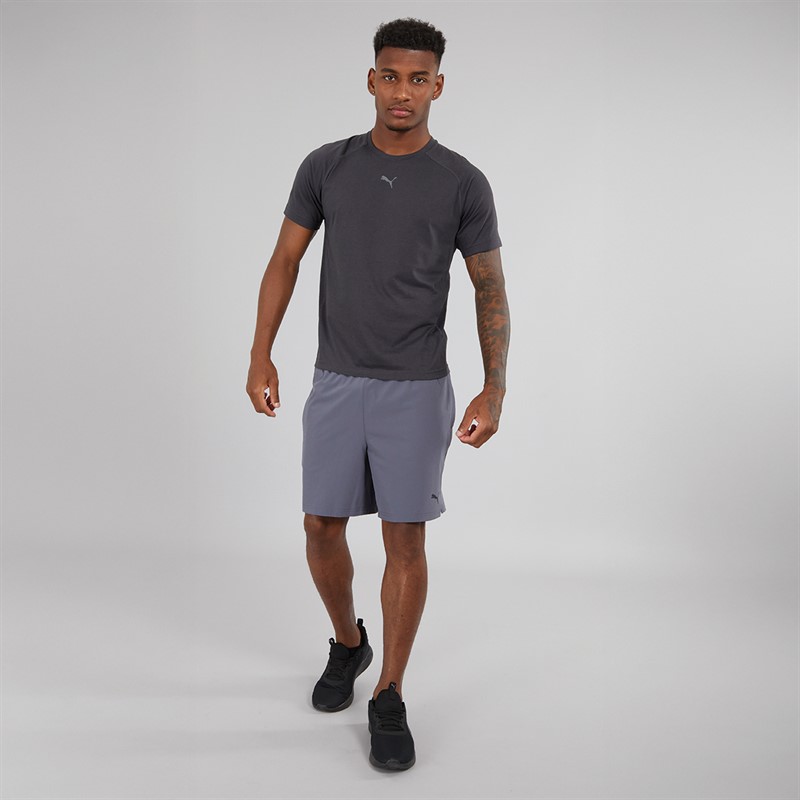 Puma Mens Running T-Shirt Flat Dark Gray