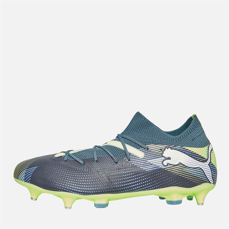 Puma Mens Future 7 Match MXSG Mixed/Soft Ground Football Boots Gray Skies - Size 6