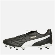 Puma Chaussures de Football Homme King Top FG/AG Terrain Ferme/Artificiel Noir/Blanc