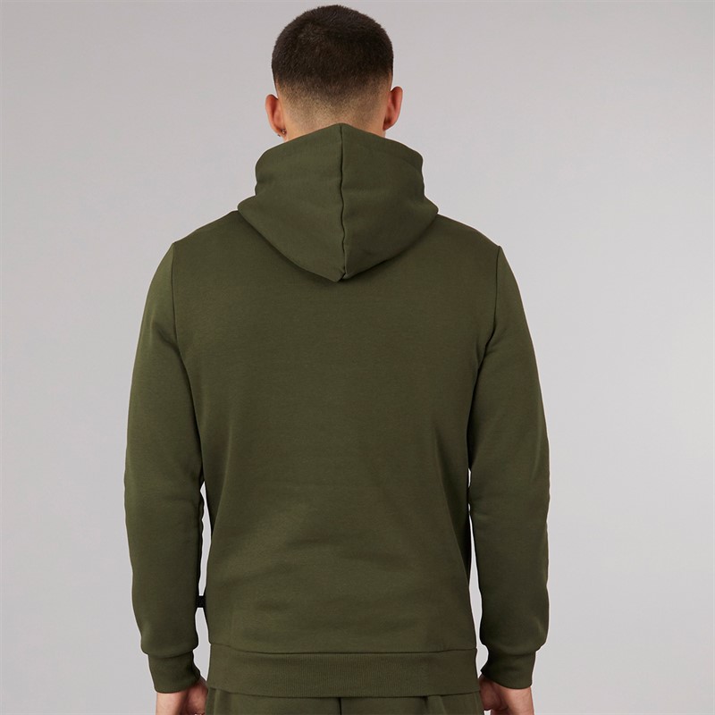 Puma Herren Essentials Großes Logo Hoodie Forest Night