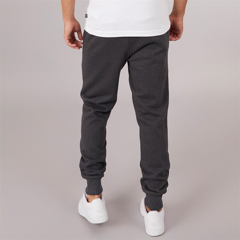 Puma Herren Essentials Logo Jogginghose Tief Grau Meliert