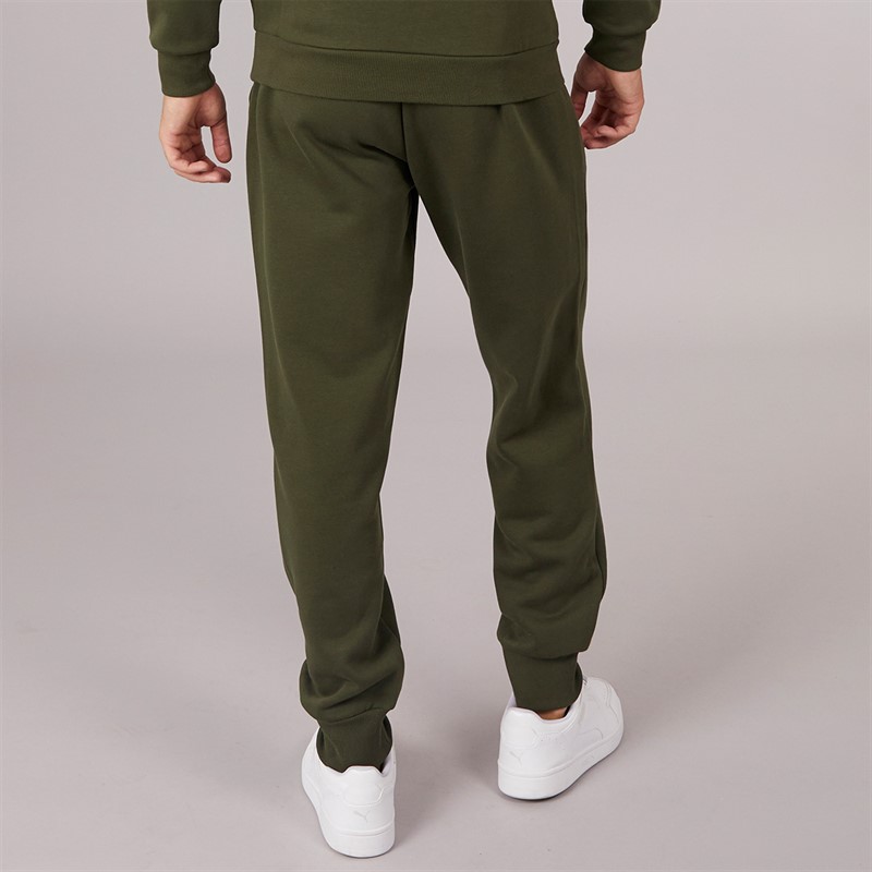 Puma Herren Essentials Logo Jogginghose Wald Nacht