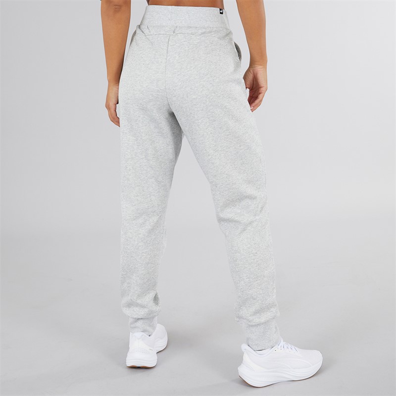 Puma Damen Essentials Logo Jogginghose Hell Grau Meliert