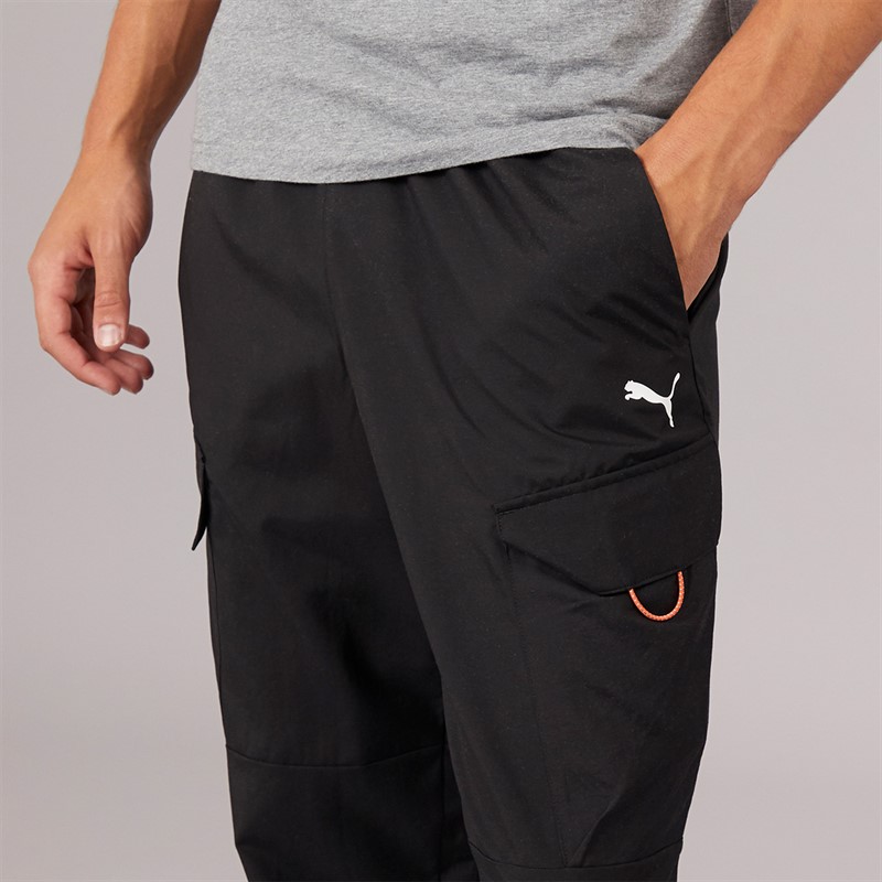 Puma Herren Open Road Gewebte Cargohose Puma Schwarz
