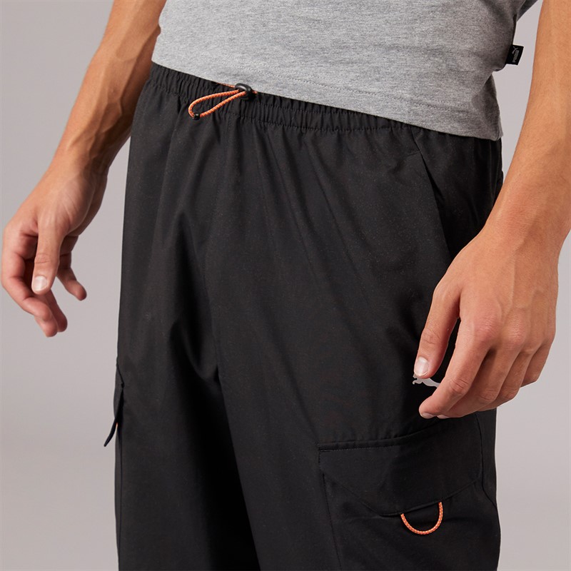 Puma Herren Open Road Gewebte Cargohose Puma Schwarz