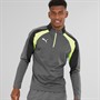 Puma Mens IndividualLIGA 1/4 Zip Top Galactic Gray