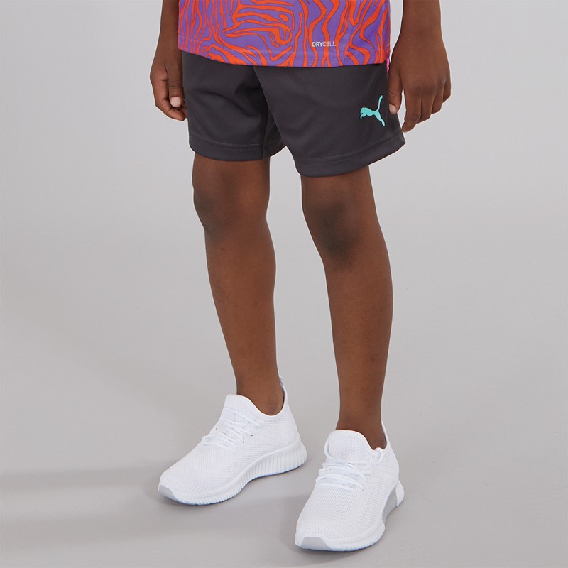 Puma Junior Boys Neymar JR Creativity Training Shorts Dark Coal - Size 7/8Y
