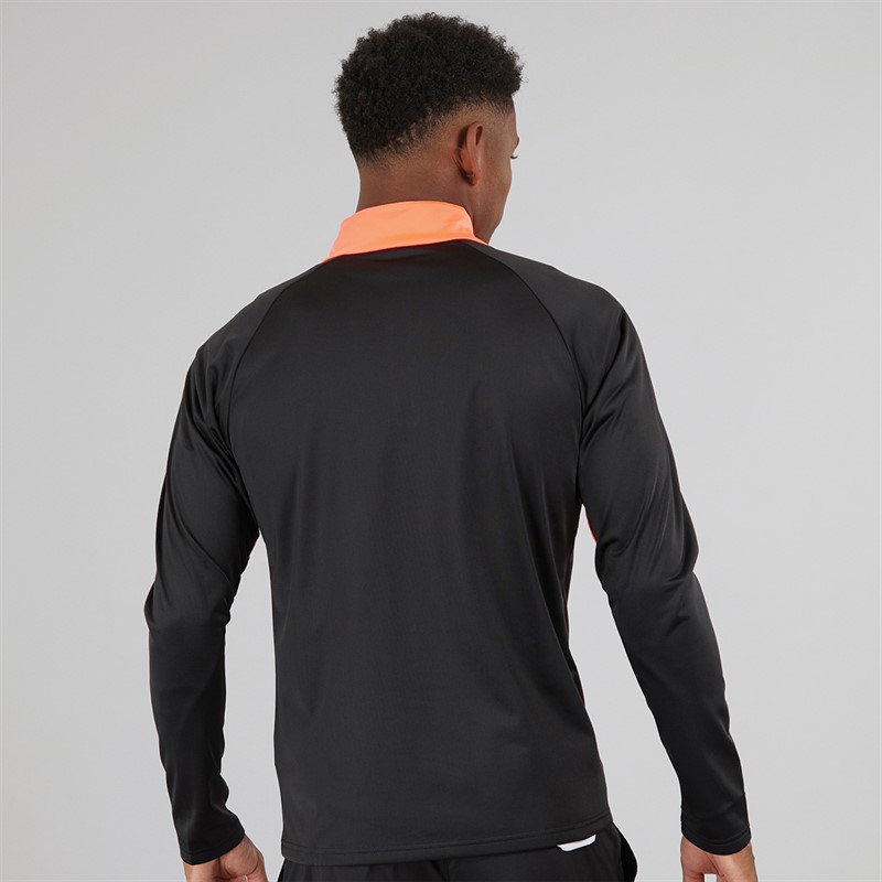 Puma Mens IndividualLIGA 1/4 Zip Top Puma Black