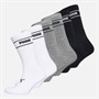 Puma Logo Six Pack Crew Socks White/Grey/Black