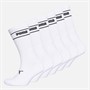Puma Logo Six Pack Crew Socks White/Combo