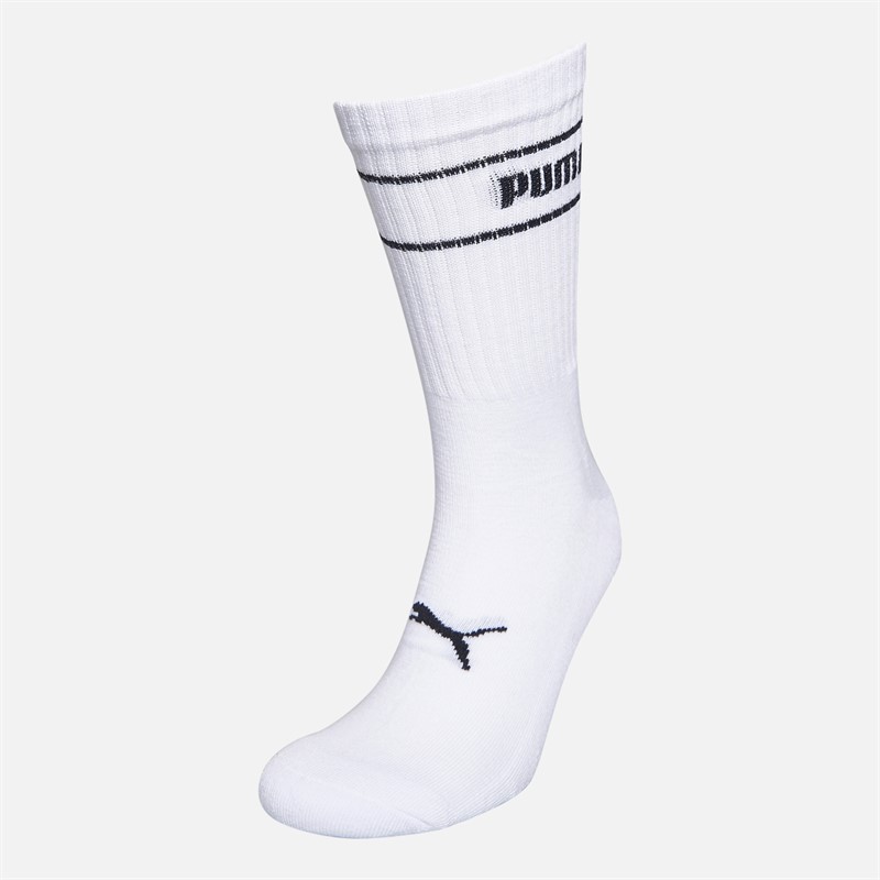 Puma Logo Six Pack Crew Socks White/Combo