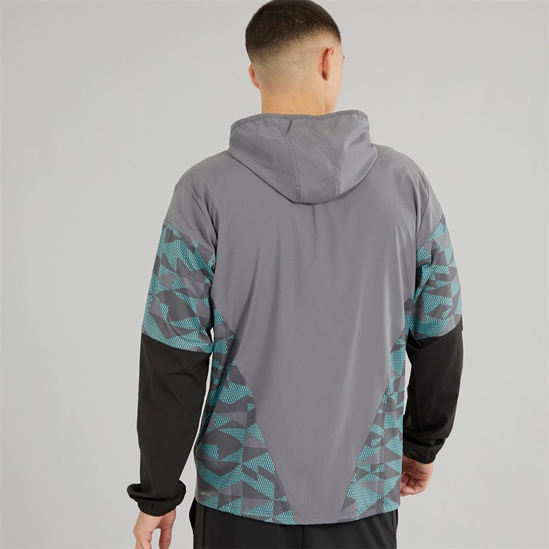 Puma Mens dryCELL Speed Lightweight Woven Running Jacket Grey/Blue