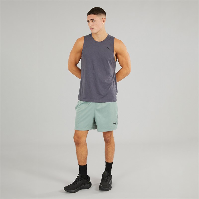 Puma Mens dryCELL Triblend Training Tank Galactic Gray