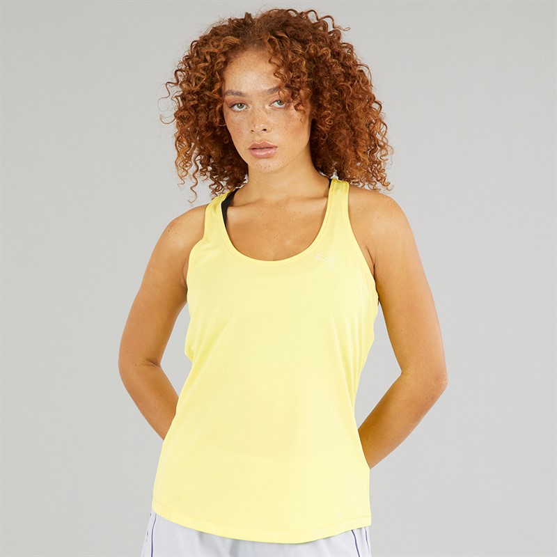 Puma Womens dryCELL Active Tank Top Lemon Sherbert