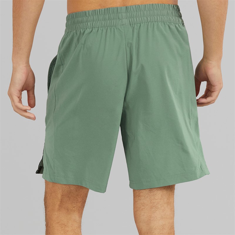 Puma Mens Woven 7 Inch Shorts Eucalyptus