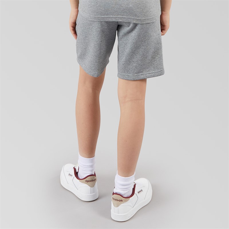 Puma Junior Boys Essentials Fleece Shorts Medium Grey Heather