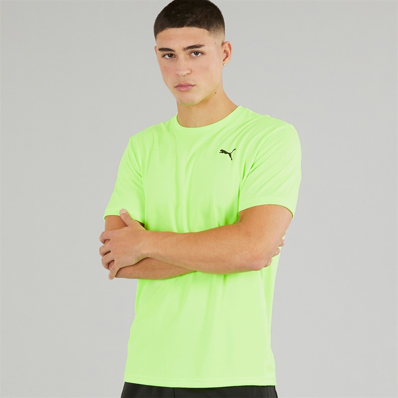 Puma Mens Essentials dryCELL Solid Training Top Green Glare