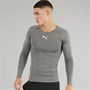 Puma Mens LIGA Long Sleeve Baselayer Smoked Pearl