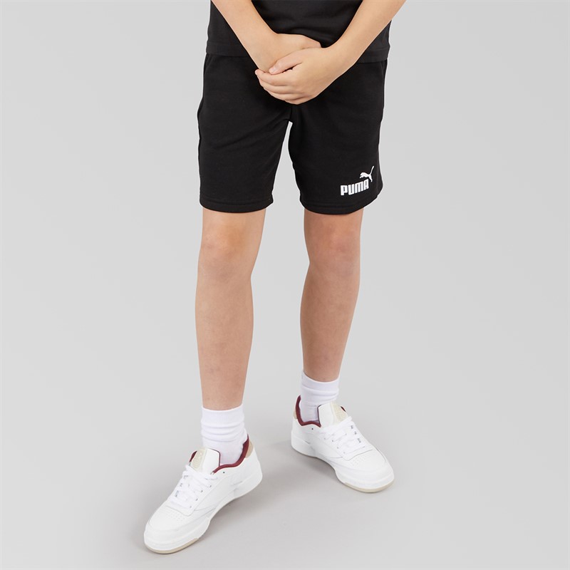 Puma Junior Boys Essentials Fleece Shorts Puma Black