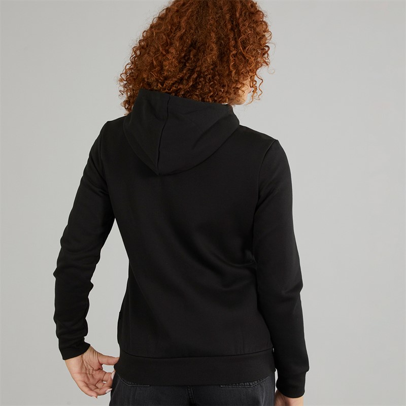 Puma Womens Essentials Small Logo Full Zip Hoodie Puma Black