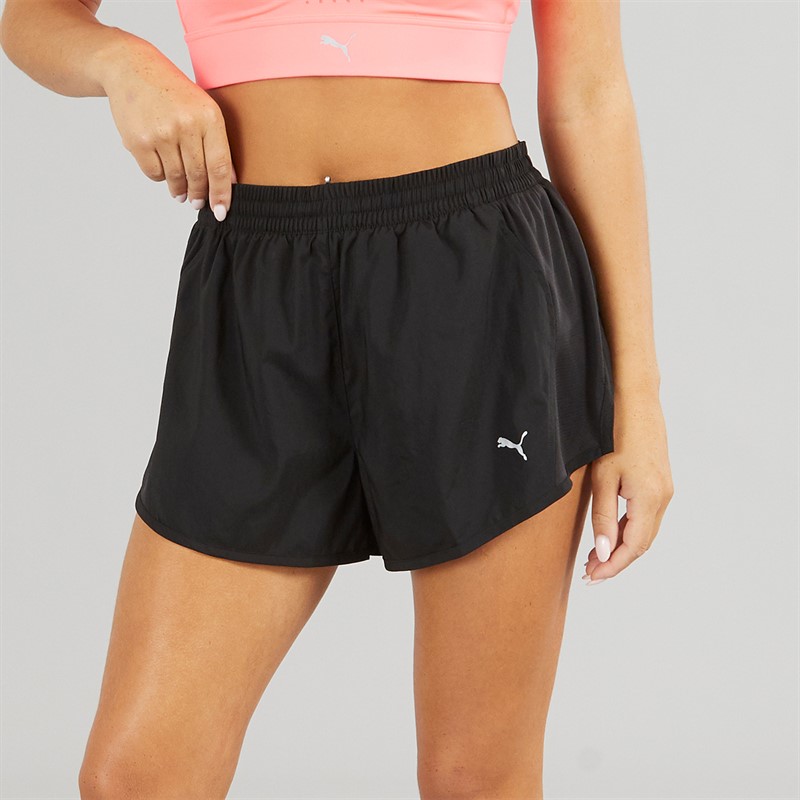 Puma Womens Run Favorite dryCELL 3 Inch Running Shorts Puma Black