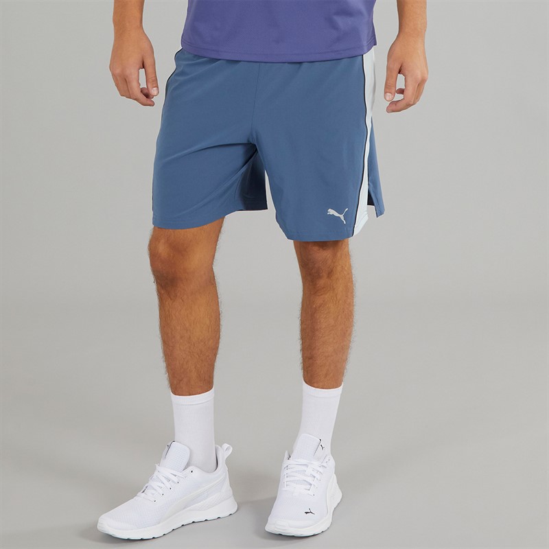 Puma Mens Velocity dryCELL 7 Inch Running Shorts Dark Indigo