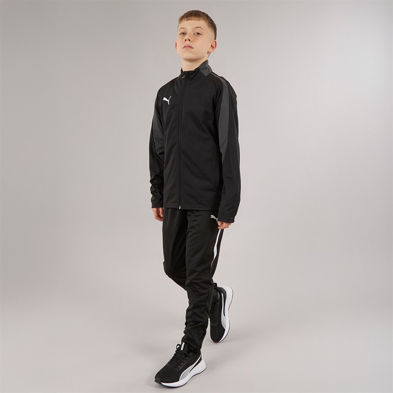 Puma Junior Boys Individualliga Tracksuit Puma Black