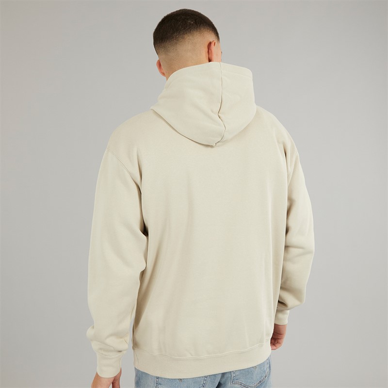 Puma Mens Essentials Elevated Relaxed Fit Hoodie Desert Dust