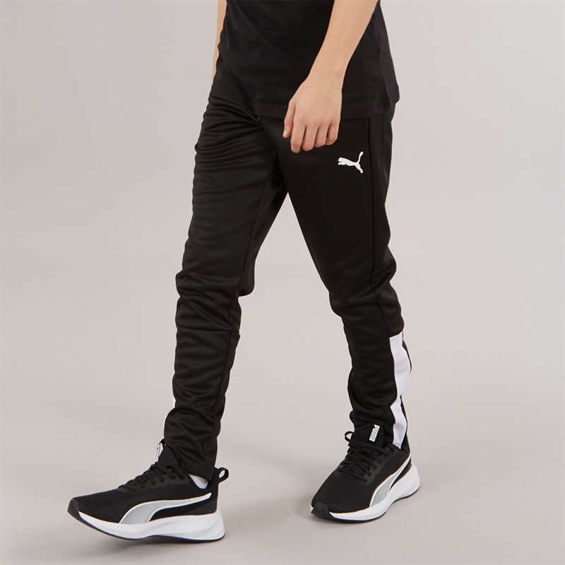 Puma Junior Boys TeamLIGA Training Pants Black/White